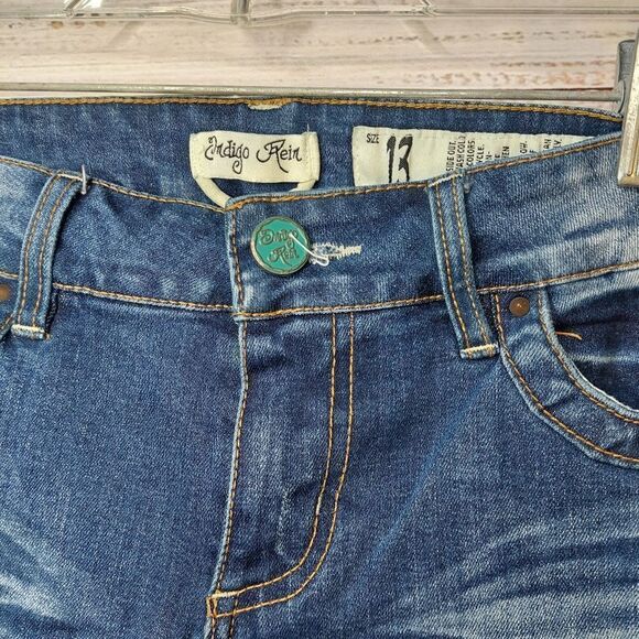 Womans Indigo Rein Forever Faded Denim Jeans sz 13 - Picture 4 of 12